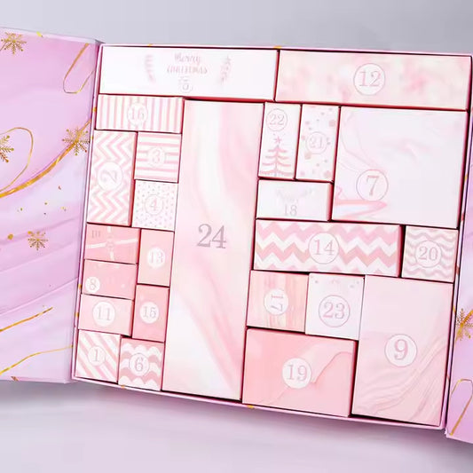 Advent Calendar for Perfumes-24 bottles (Pink Box)